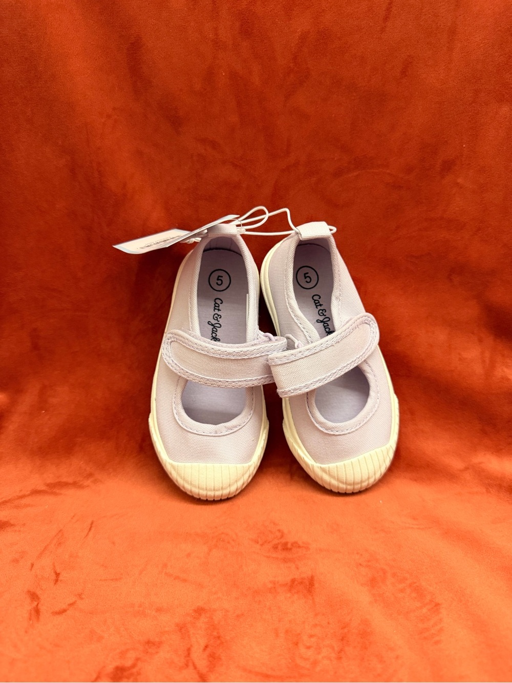 Cat & Jack Light Purple Mary Jane Canvas Sneakers